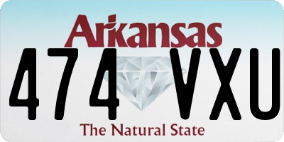 AR license plate 474VXU