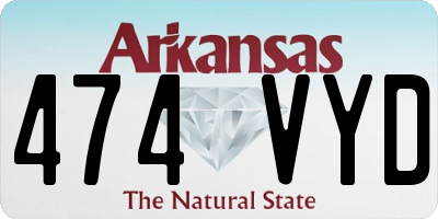 AR license plate 474VYD