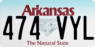AR license plate 474VYL