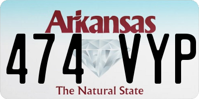 AR license plate 474VYP
