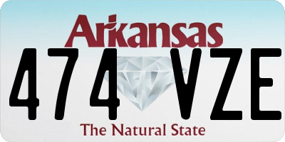 AR license plate 474VZE