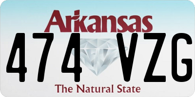 AR license plate 474VZG
