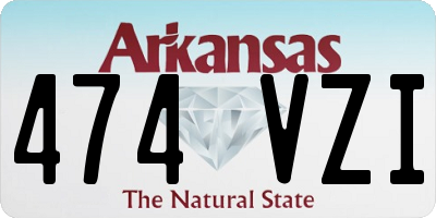AR license plate 474VZI