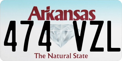 AR license plate 474VZL