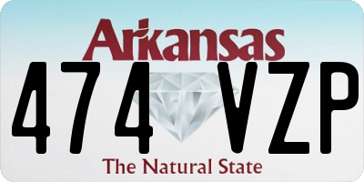AR license plate 474VZP