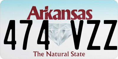 AR license plate 474VZZ
