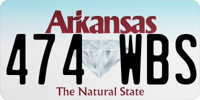 AR license plate 474WBS