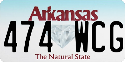 AR license plate 474WCG