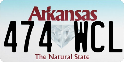 AR license plate 474WCL