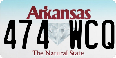AR license plate 474WCQ