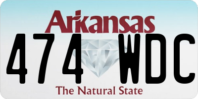 AR license plate 474WDC