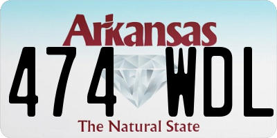 AR license plate 474WDL