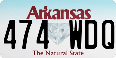 AR license plate 474WDQ