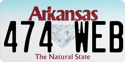 AR license plate 474WEB