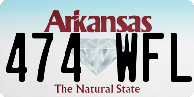 AR license plate 474WFL