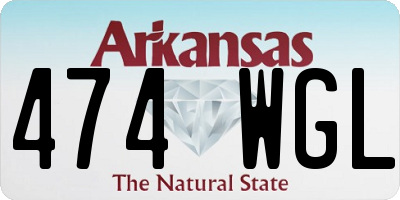 AR license plate 474WGL