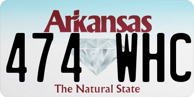 AR license plate 474WHC