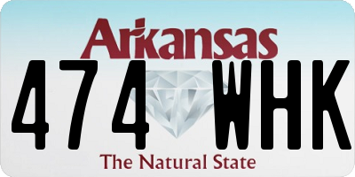 AR license plate 474WHK