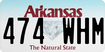 AR license plate 474WHM