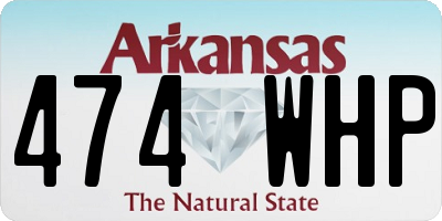AR license plate 474WHP