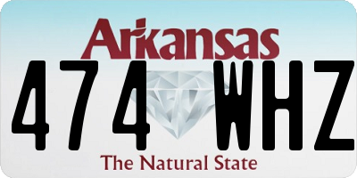 AR license plate 474WHZ