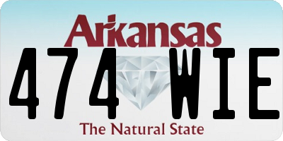 AR license plate 474WIE