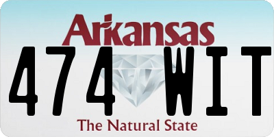AR license plate 474WIT