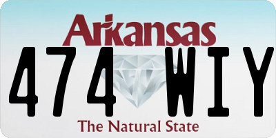 AR license plate 474WIY