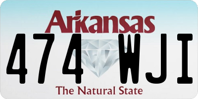 AR license plate 474WJI