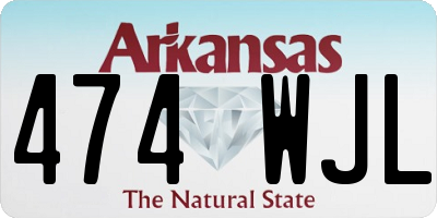AR license plate 474WJL