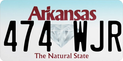 AR license plate 474WJR