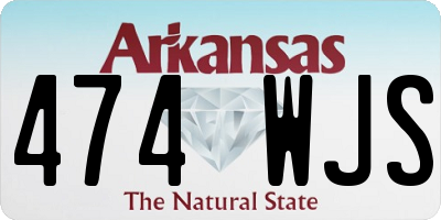 AR license plate 474WJS