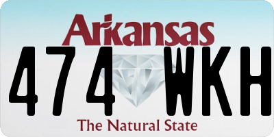 AR license plate 474WKH