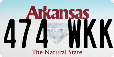 AR license plate 474WKK