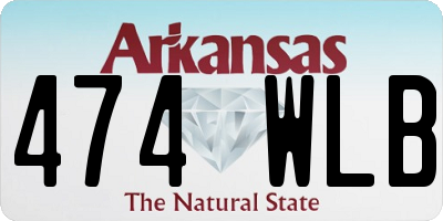 AR license plate 474WLB