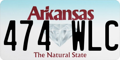AR license plate 474WLC