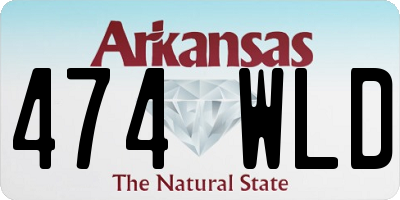 AR license plate 474WLD