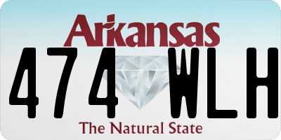 AR license plate 474WLH