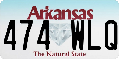 AR license plate 474WLQ
