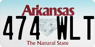 AR license plate 474WLT