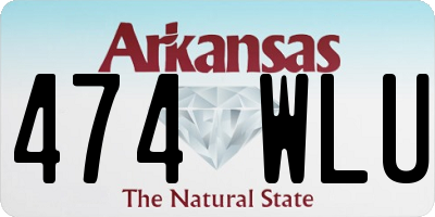 AR license plate 474WLU