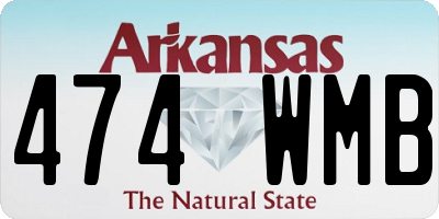 AR license plate 474WMB
