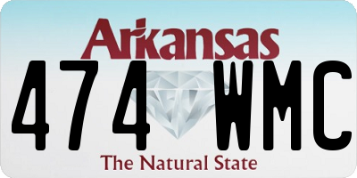 AR license plate 474WMC