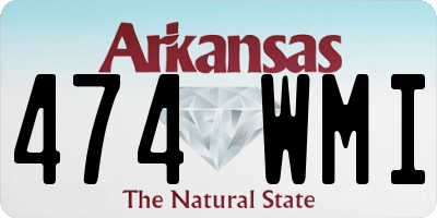 AR license plate 474WMI
