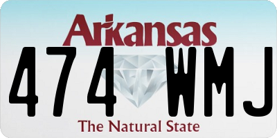 AR license plate 474WMJ
