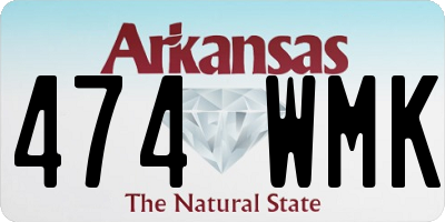AR license plate 474WMK