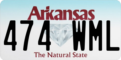 AR license plate 474WML