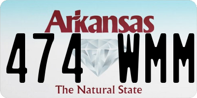 AR license plate 474WMM
