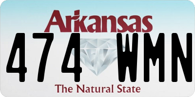 AR license plate 474WMN