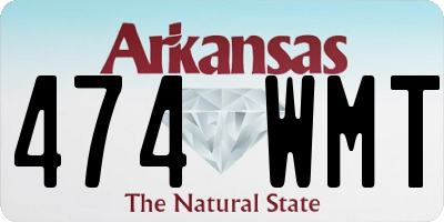 AR license plate 474WMT